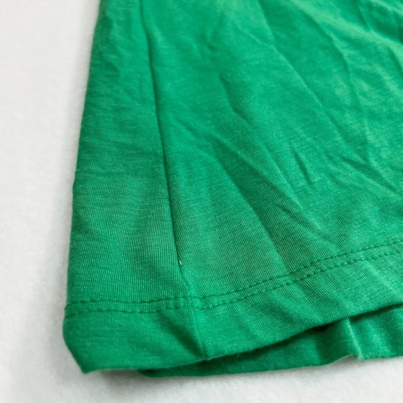 HALEY AND THE HOUND 3/4 Sleeve Notch Collar Women's Kelly Green Dress Size M - Picture 6 of 10